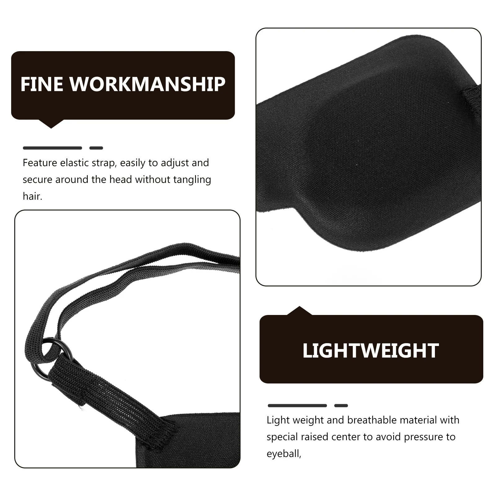 2pcs 3D Mask Amblyopia Strabismus Correction Adjustable Lazy Patches For Adult Single Eye Patch Masks Protective Eye Cover