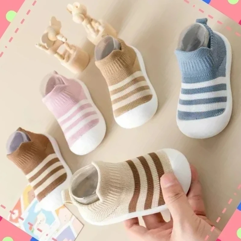 

Summer Style Baby Toddler Shoes Korean Style Spring Summer Children's Indoor Shoes Wear-resistant Non-slip Baby Socks Shoes