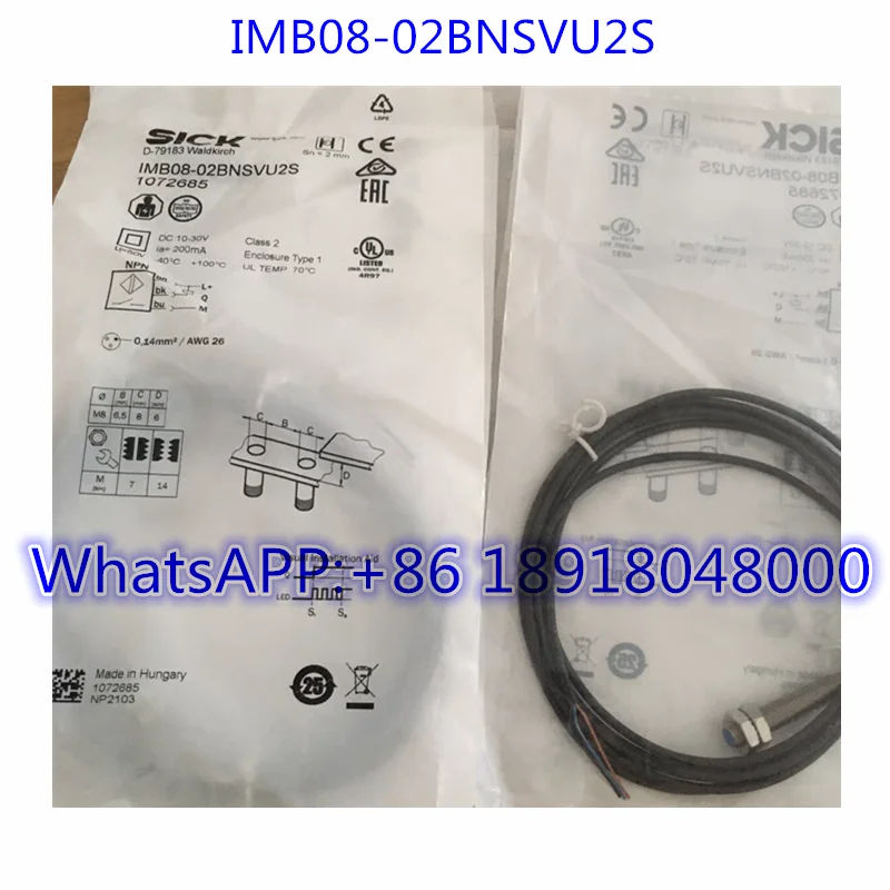 

Brand New IMB08-02BNSVU2S sensor 1072685 Fast Shipping