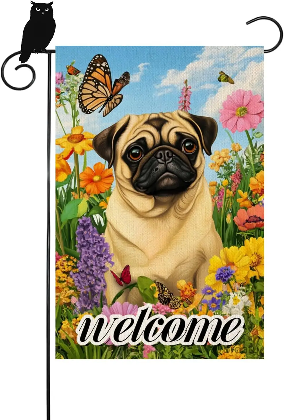 Welcome Spring Pug-… - image