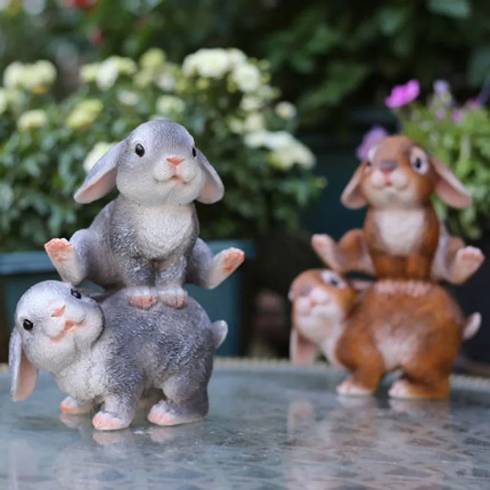 Outdoor садовые фигуры Gardening Jardin Decoration Jardineria Decorativas Micro Cute Estatuas Gardens Creative Sculpture Poppe