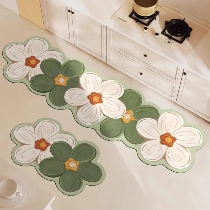 Pad Diatom mud absorbent pad Non-slip and oil-resistant wipe leave-in carpet