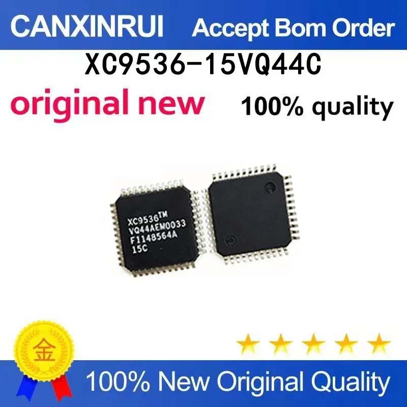 (5-100 pieces)Brand new original XC9536-15VQ44C QFP44 logic chip IC in stock