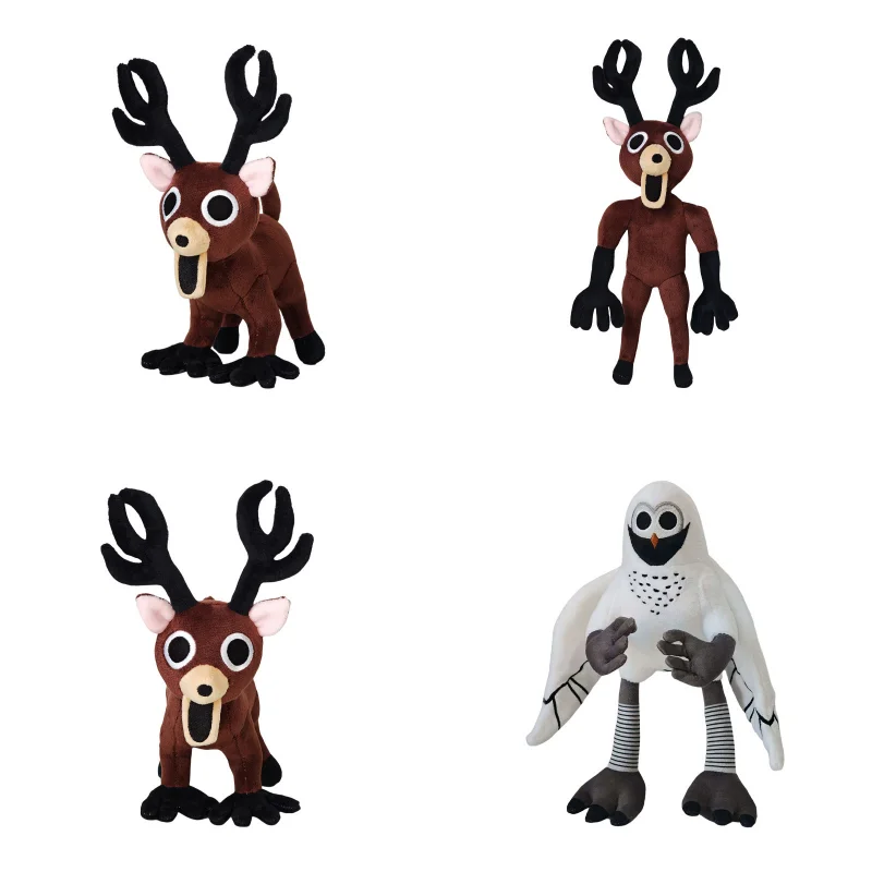 

2025 New 99 Nights In The Forest Deer White Owl 99nights Plush Doll Cotton Doll Anime Peripherals Halloween Christmas Gift