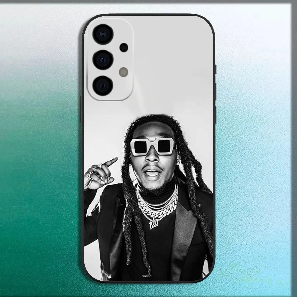 Rapper T-Takeoff Phone Case For Samsung Galaxy A13,A21s,A22,A31,A32,A52,A53,A71,A80,A91 Soft Black Cover