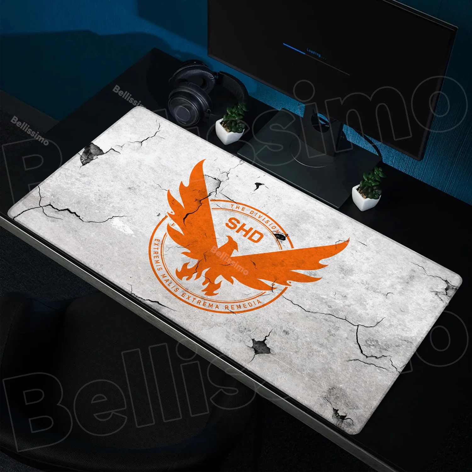 Game Mouse Pad XXL Large Office Desk Protector Mat Tom Clancy's The Division 2 Extended 900x400mm Mousepad Keyboard Desk mat Rug