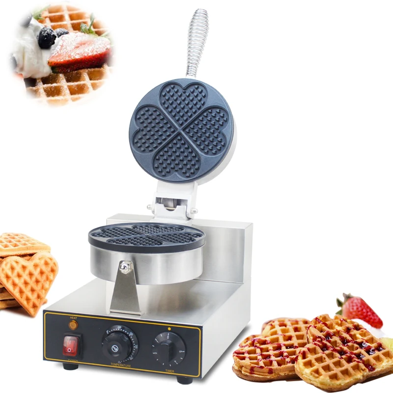 

Commercial Snake Equipment Electric Waffle Maker Waffle Baker heart shape waffel machine