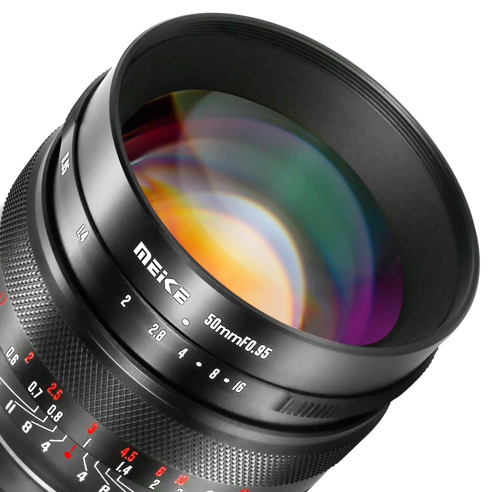 

Meike 50mm F0.95 Aps-C Manual Focus Lens Compatible with Sony E/Fuji X/M43/CanonEF-M/Nikon Z Mount Cameras