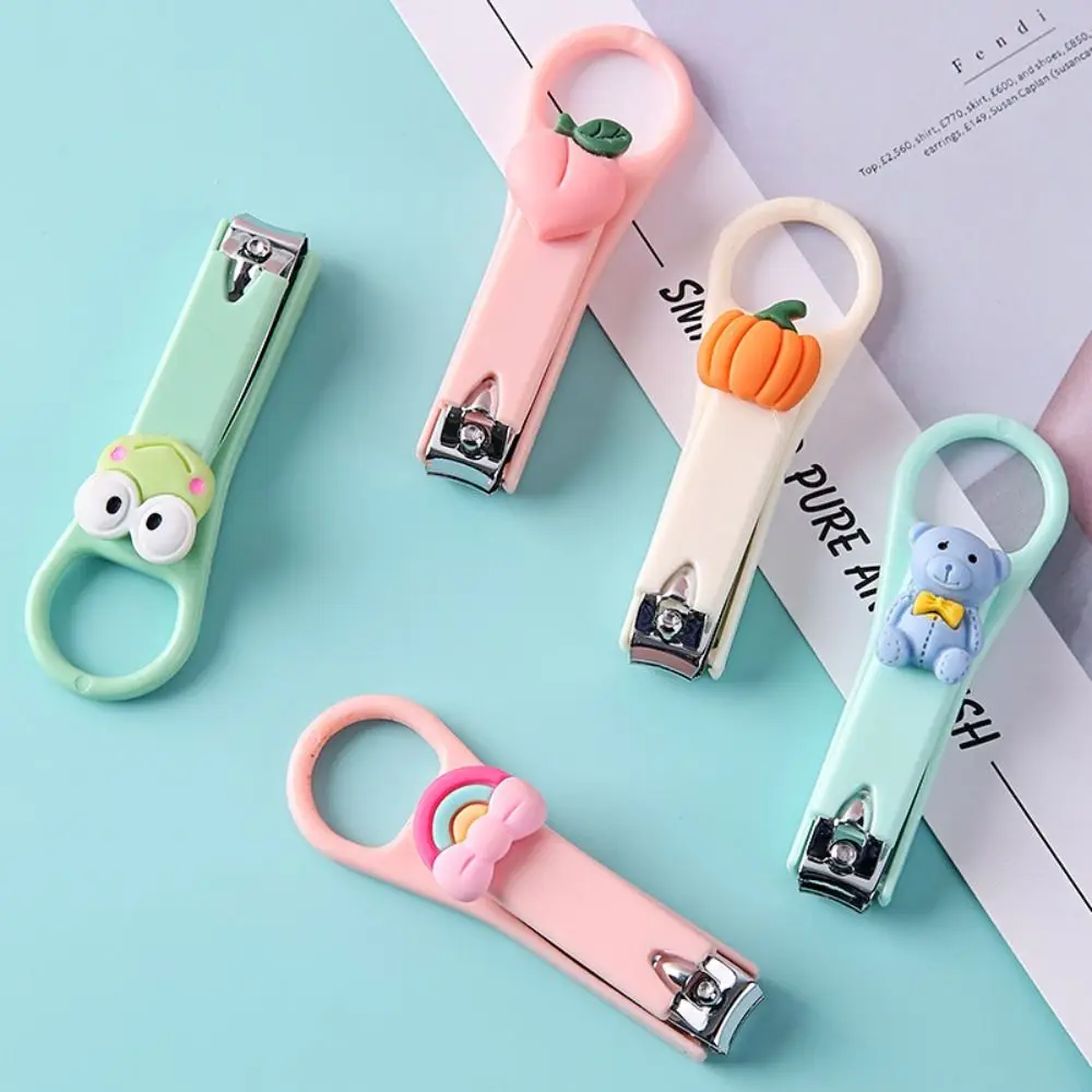 

Anti-Splash Nail Clipper Manicure Tool Cartoon Cute Nail Cutter Stainless Steel Mini Fingernail Nail Scissors Women