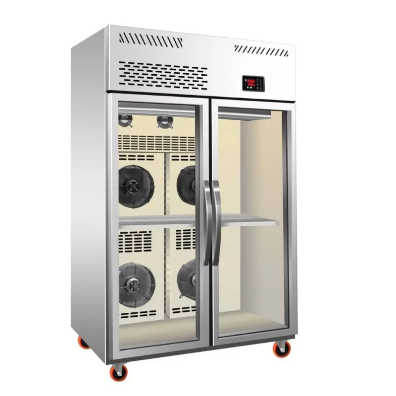 Stainless Steel Air Cooling Commercial Meat Drying Cabinet for Restaurant Roast Duck Goose Maturing Fridge Custom