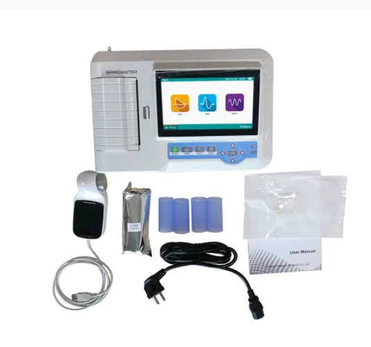 CONTEC NEWEST  Portable Lung Function Testing Device Spirometer/Spirometry Color LCD SP100