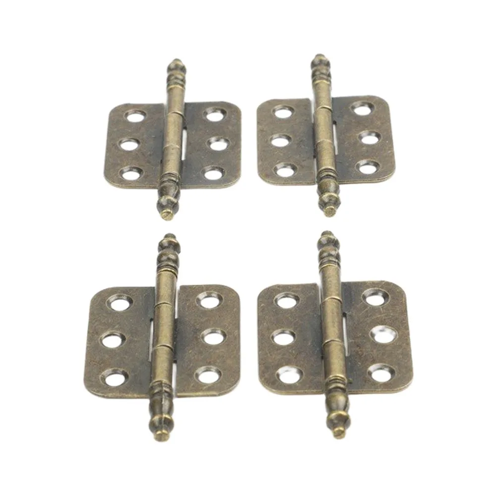Antique Bronze Crown Hinges for Cabinet Cupboard Wooden Box Toolbox and Other Small Furniture Door Hardware Solutions
