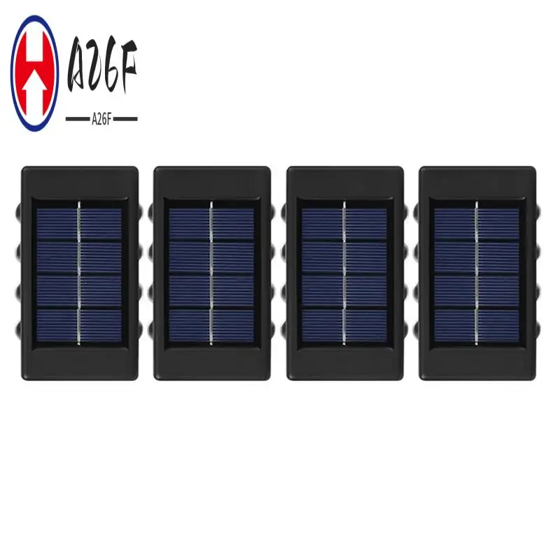 

A26F-4PCS Solar Wall Lamp Outdoor Waterproof Solar Powered Light UP And Down Illuminate Home Garden Decoration Sunlights