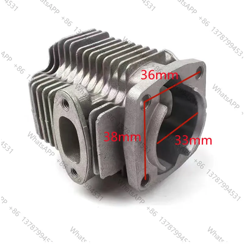 TU26 33MM CYLINDER PISTON KIT FOR VS256 CG260 25.6CC 767 SPRAYER DUSTER ZYLINDER ASSEMBLY PISTON RING SET PIN