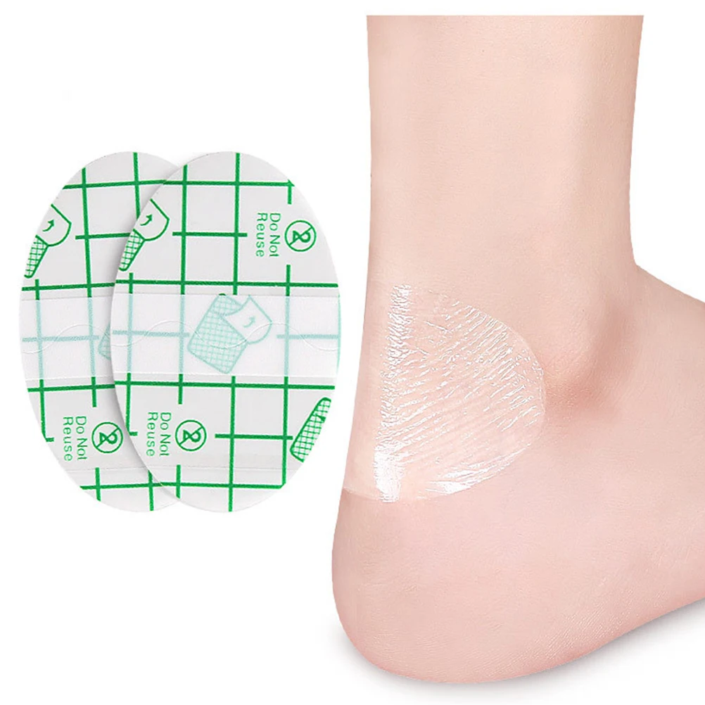

20 Pcs Anti Wear Foot Stickers Invisible High Heeled Shoes Pad Breathable PE Material Sweat Absorbent Self Adhesive Rear