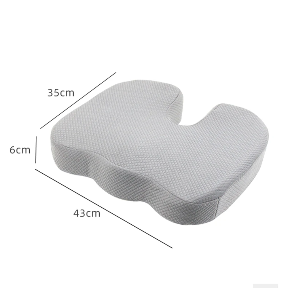 Hip-Supporting Pressure Relief Cushion with Ergonomic Design, Eases Discomfort from Prolonged Sitting for Home and Office Use