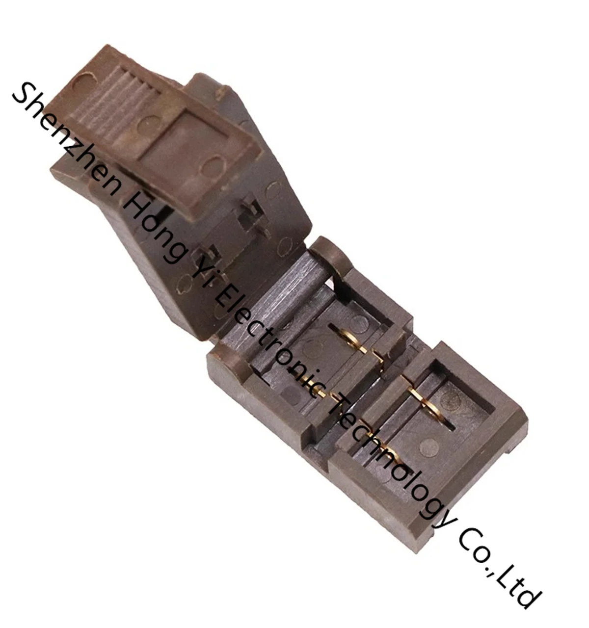 

SOD323-2L Electronic component socket flip aging seat high-temperature aging seat burning seat IC fixture socket burning seat