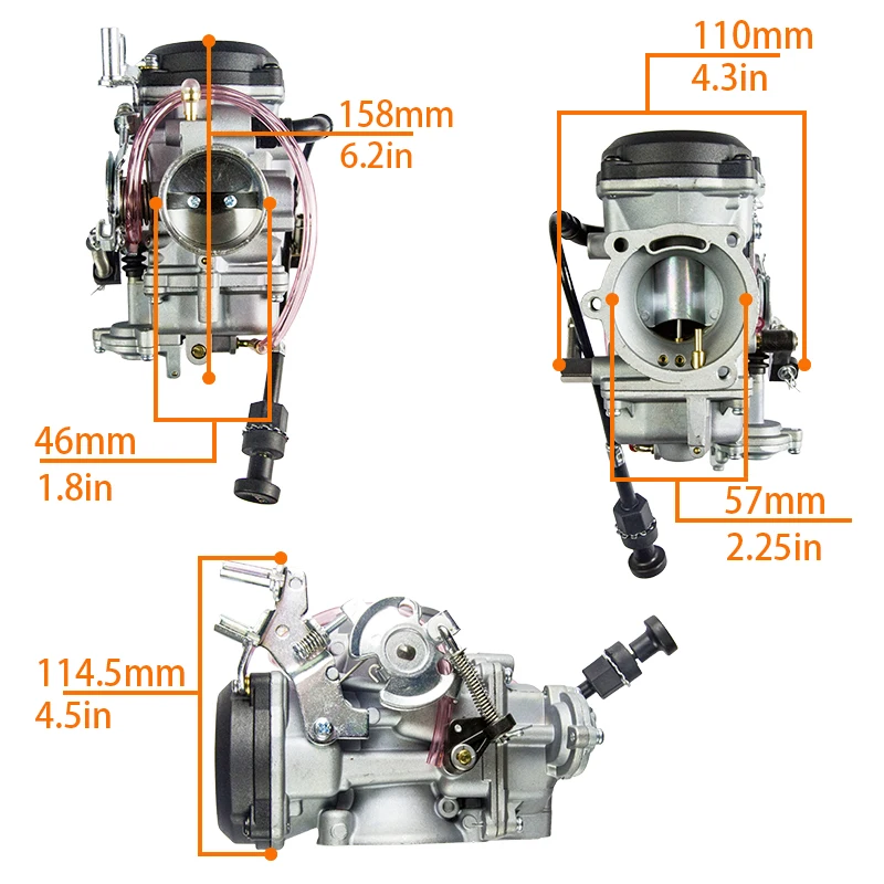 CV40 40mm For Harley-davidson Sportster 883 1200 Dyna Super Glide Heritage Softail Low Rider Road King Motorcycle Carburetor