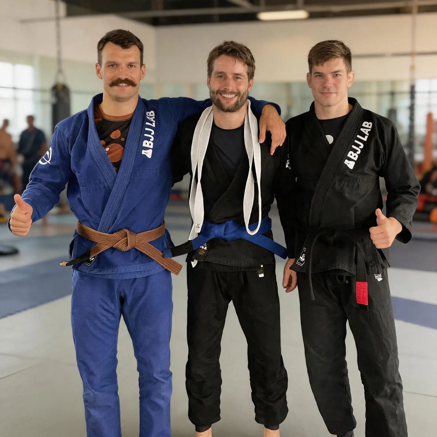 BJJ Belts Adult White Blue Purple Brown Black 4.5cm Wide Brazilian Jiu-Jitsu Ranks, Hard High-Quality Belts Custom Embroidery