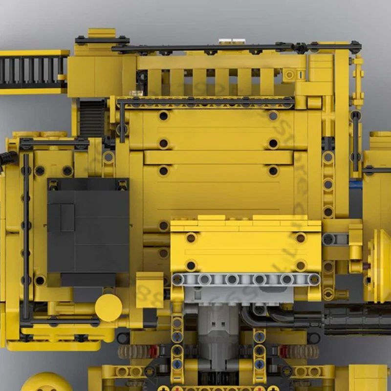 1993 PCS Speed King 798AC Dump Truck MOC Customize Modular Building Block Creative Design Educational DIY Toy Birthday Gift