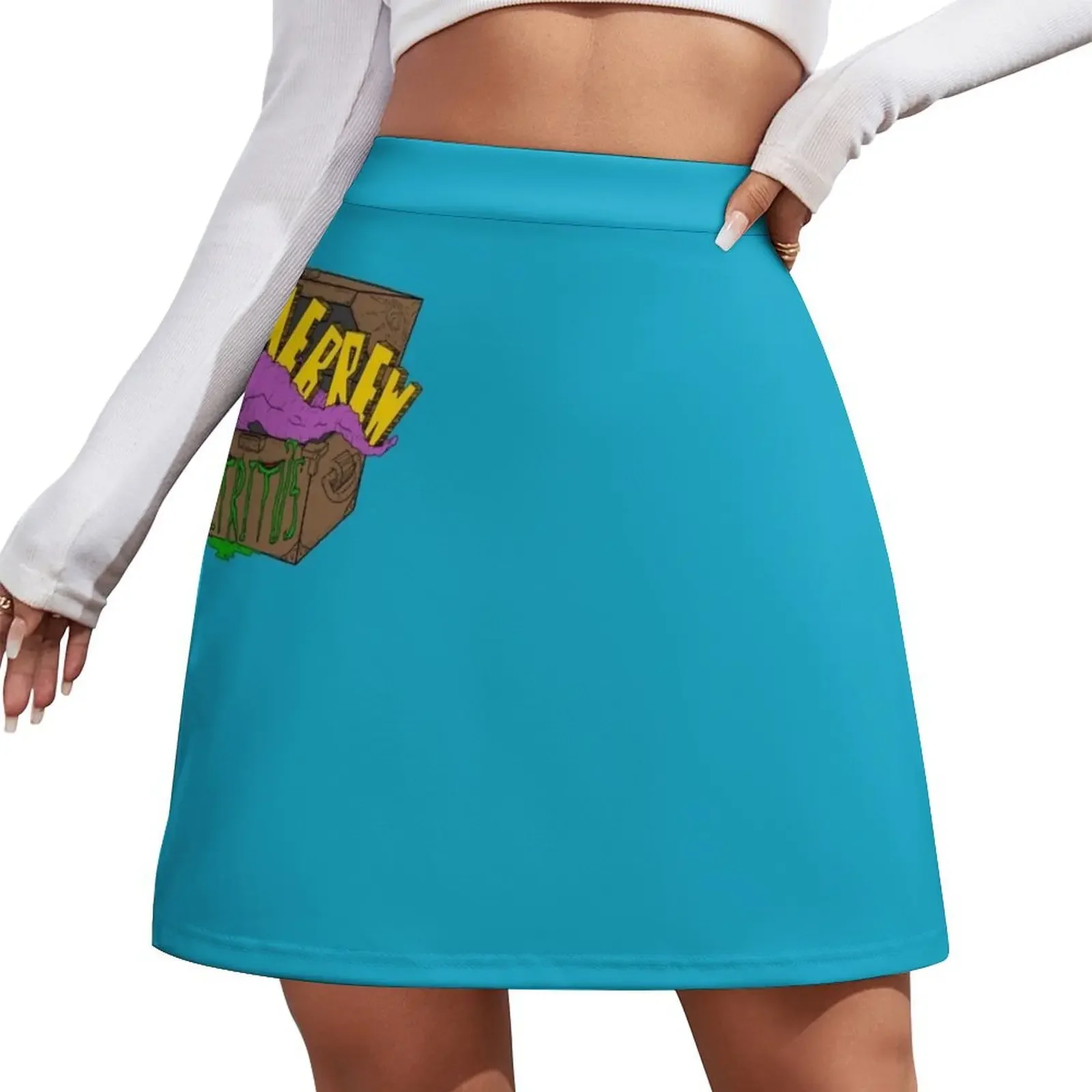 

Homebrew Detritus main logo Mini Skirt Women's dress Woman short skirt sexy skirt clothes Mini