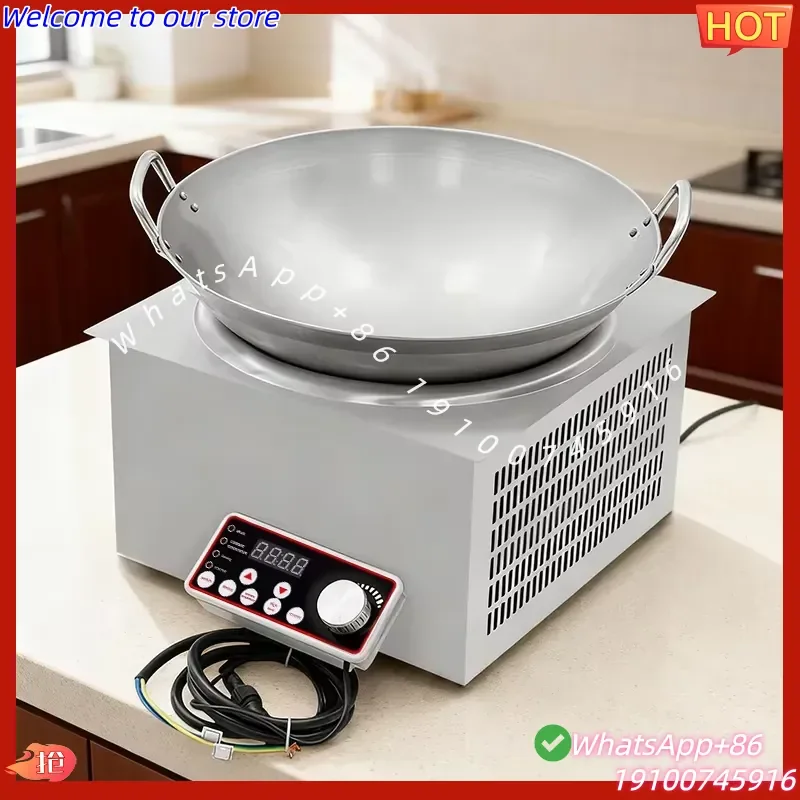 2026 Maxky Inlaid Small Stir-fry Stove Commercial Hot Pot Stove Square Cooker Wire-controlled Embedded Soup Stove Model 2511