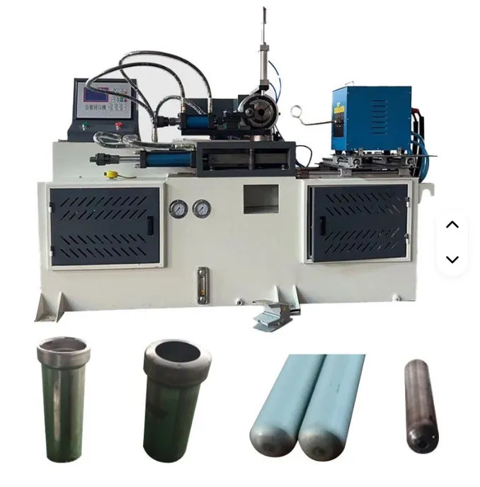 Automatic Steel Tube End Forming & Sealing Machine with Gearbox for Stainless Steel Pipes High Frequency Pipe Head Shrinking