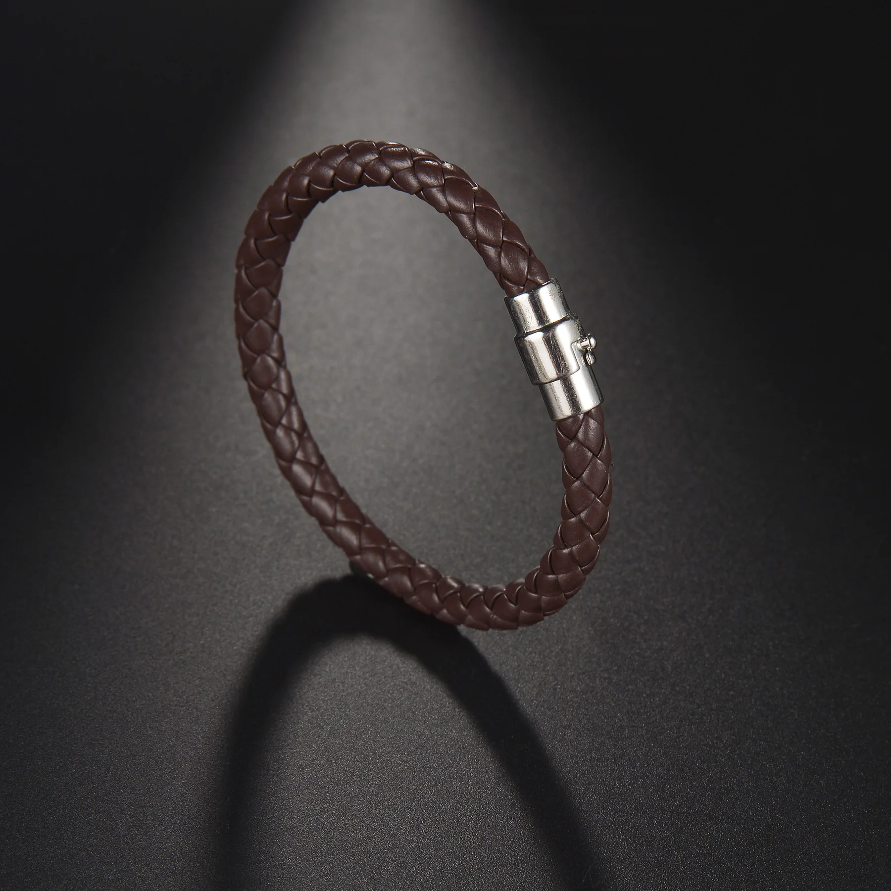 MeMolissa Trendy Leather Bracelets Men Stainless Steel Multilayer Braided Rope Bracelets For Male Female Bracelets Jewelry Gift