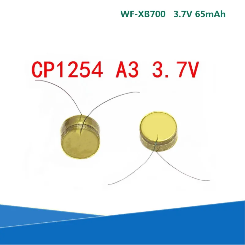2PCS/Lot 65mAh CP1254 Battery For Sony WF-XB700 Earset Earbuds Handsfree Earphone