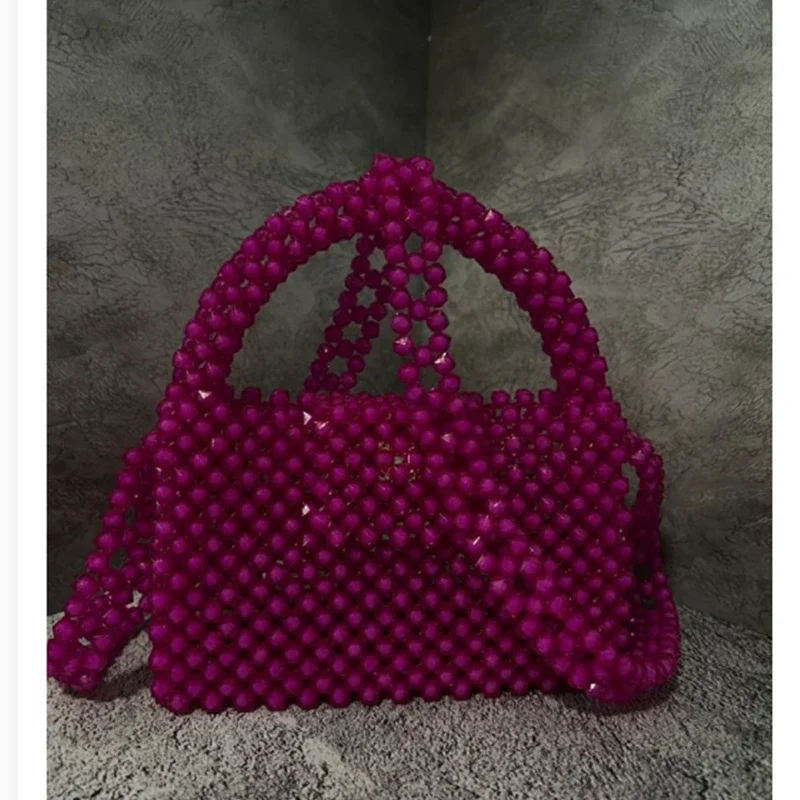 

Летние модные женские сумки, нишевый дизайн, ручная работа, вечерние сумки на одно плечо, новый индивидуальный цветной готовый продукт