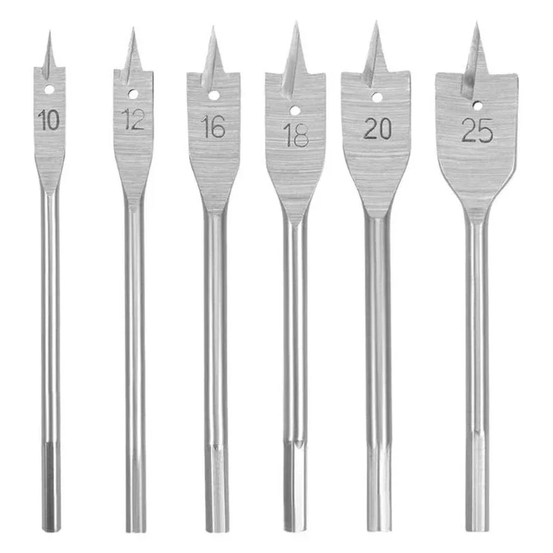 

Multi Purpose Auger Drill Bit Set With Heat Treated HRC55 60 Carbon Steel Construction And Anti Slip Cutting Design