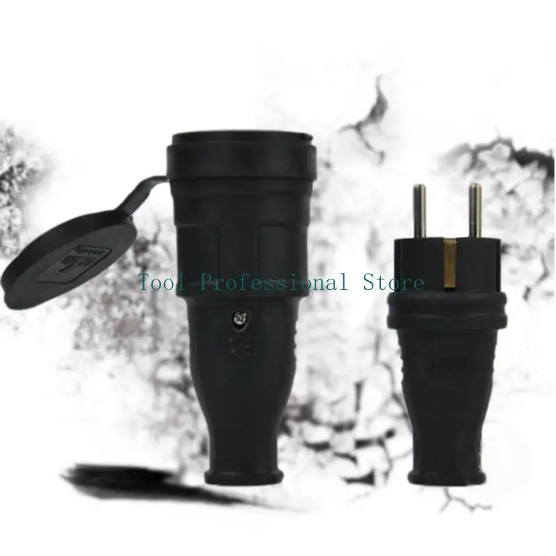 

57QF 2P+E Евро-промышленная розетка 16A 220V-250V водонепроницаемый электрический разъем