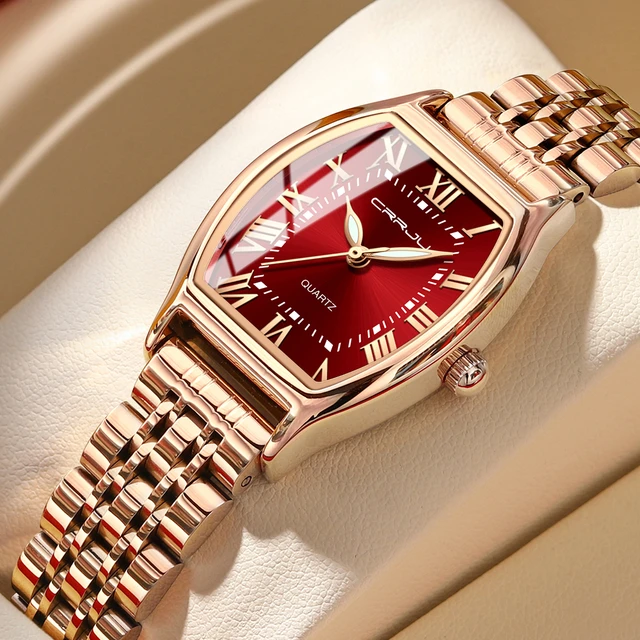 Crrju Vrouwen Horloges Creatieve Stalen Jurk Armband Dames Vierkante Waterdichte Vrouwelijke Relogio Feminin