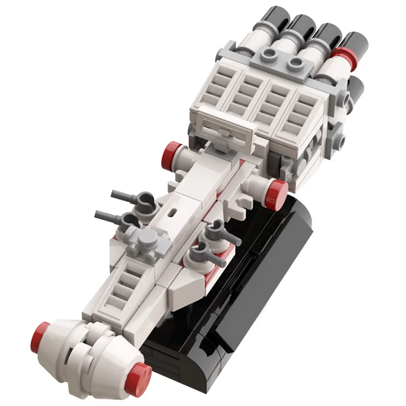MOC Galaxy War Exploration Raumschiff-Bausteinset Mikro-Modell Tantive IV Raumschiff-Modell DIY Kinderspielzeug Geburtstagsgeschenke – Detail 2