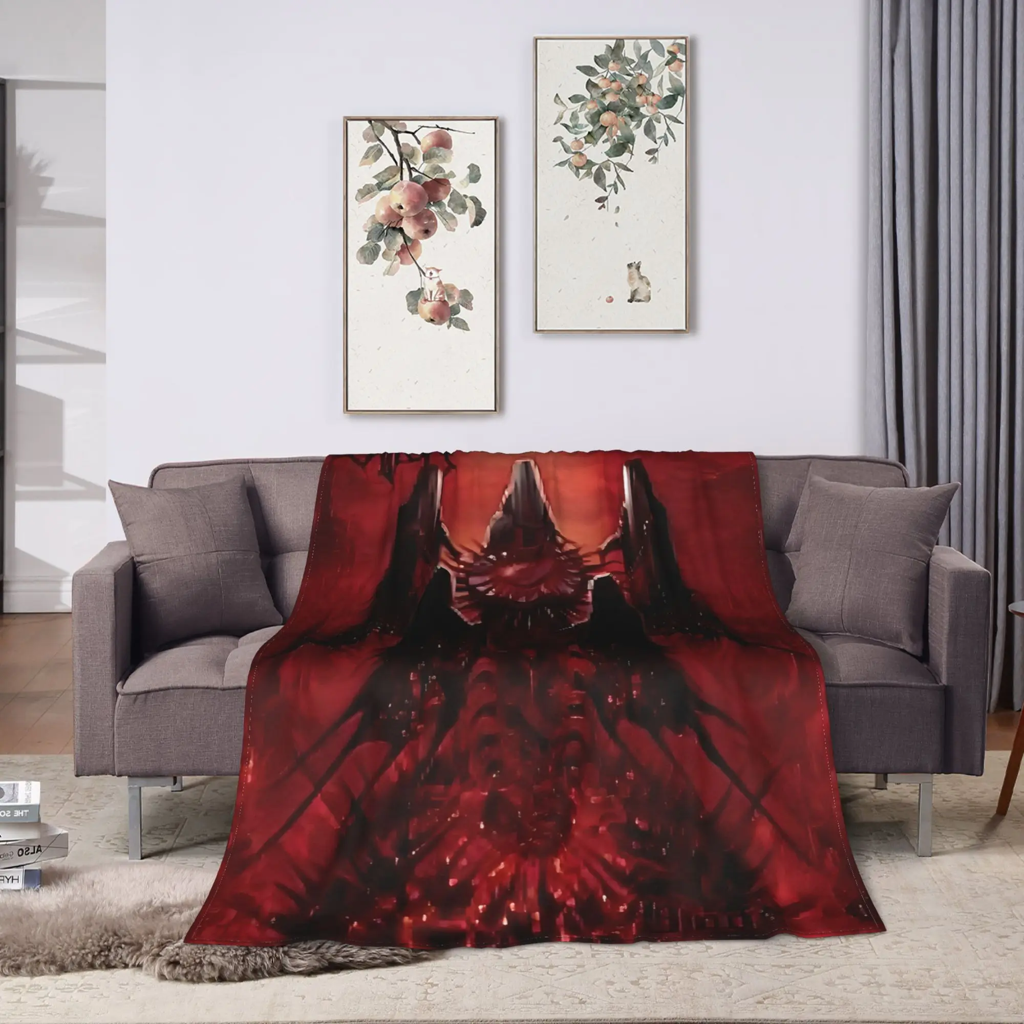 BLOOD OATH Suffocations Blankets  Camping Flannel Throw Blanket For Home Decor Super Warm Custom Quality Bedspread Gift Idea