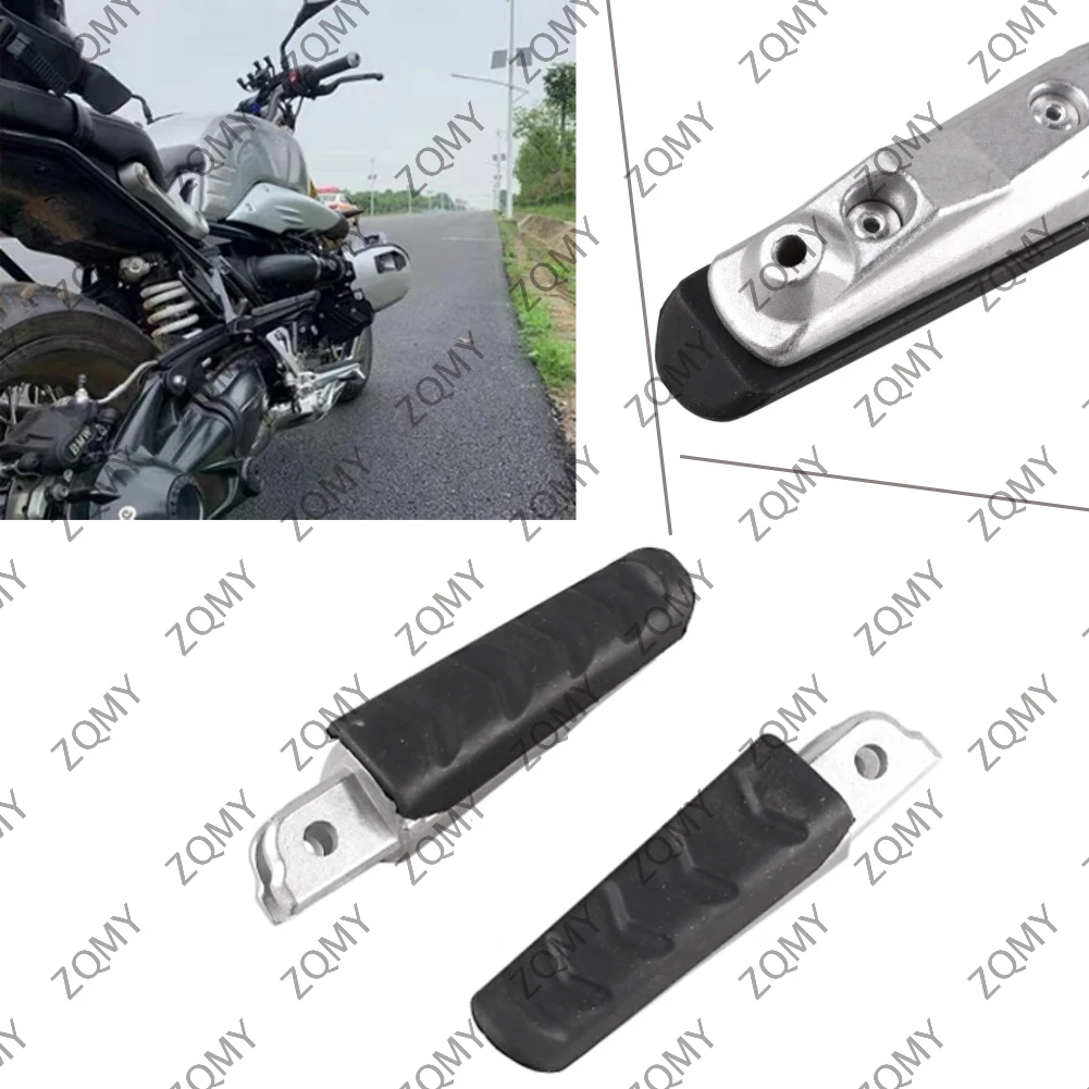 Aluminum Motorcycle Front Footrest Footpeg 2Pcs Foot Peg Rest For BMW F800ST 2004-2012 & F800GT 2011 2012 2013 Black