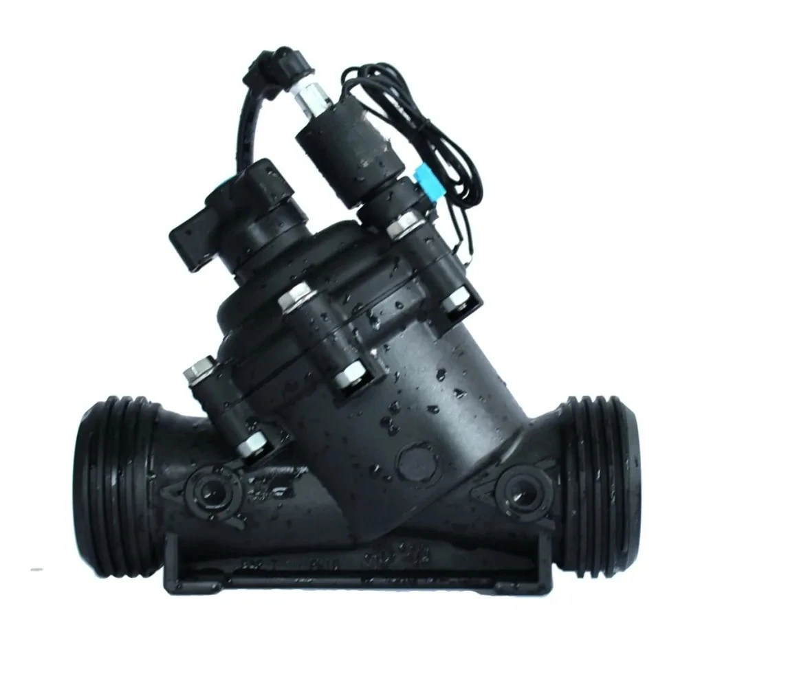 Automatic control of normally open irrigation solenoid valve 63/75/90 pipe