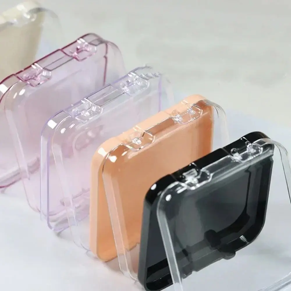 

Пластиковые пустые коробки для ногтей квадратной формы, прозрачный органайзер для накладных ногтей, коробка для дисплея, прозрачная пылезащитная коробка для хранения ногтей