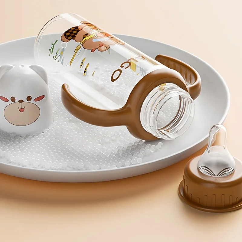 240ml And 280ml Bottle Set Combination with And without Handles PP Material Baby Feeding Bottles
