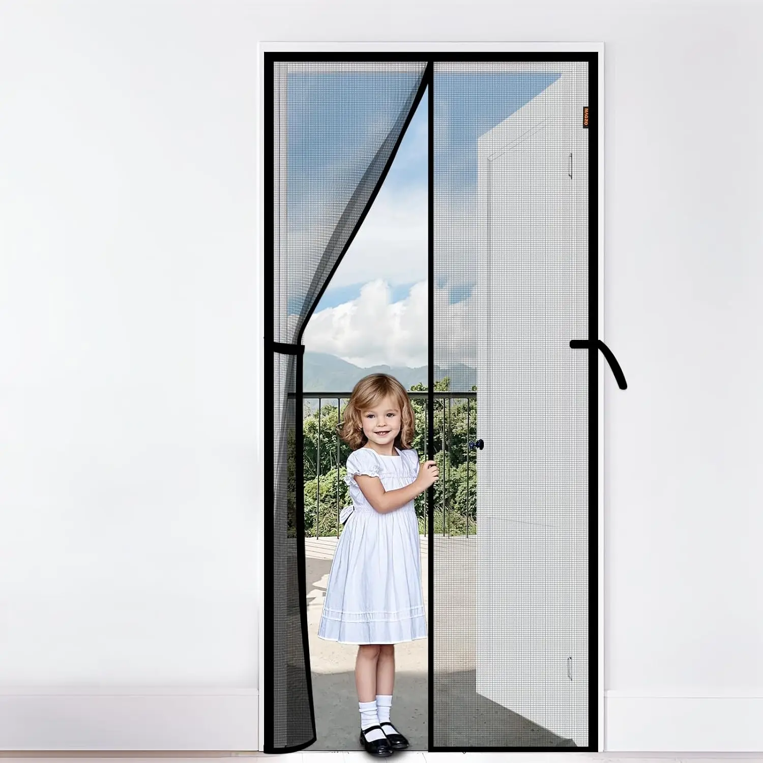 

Magnetic Screen Door, Fits 36'' x 96'' Door(Mesh Size 38'' x 97''), Scratch-Proof Polyester, Keep Annoying Creatures Out, Pet