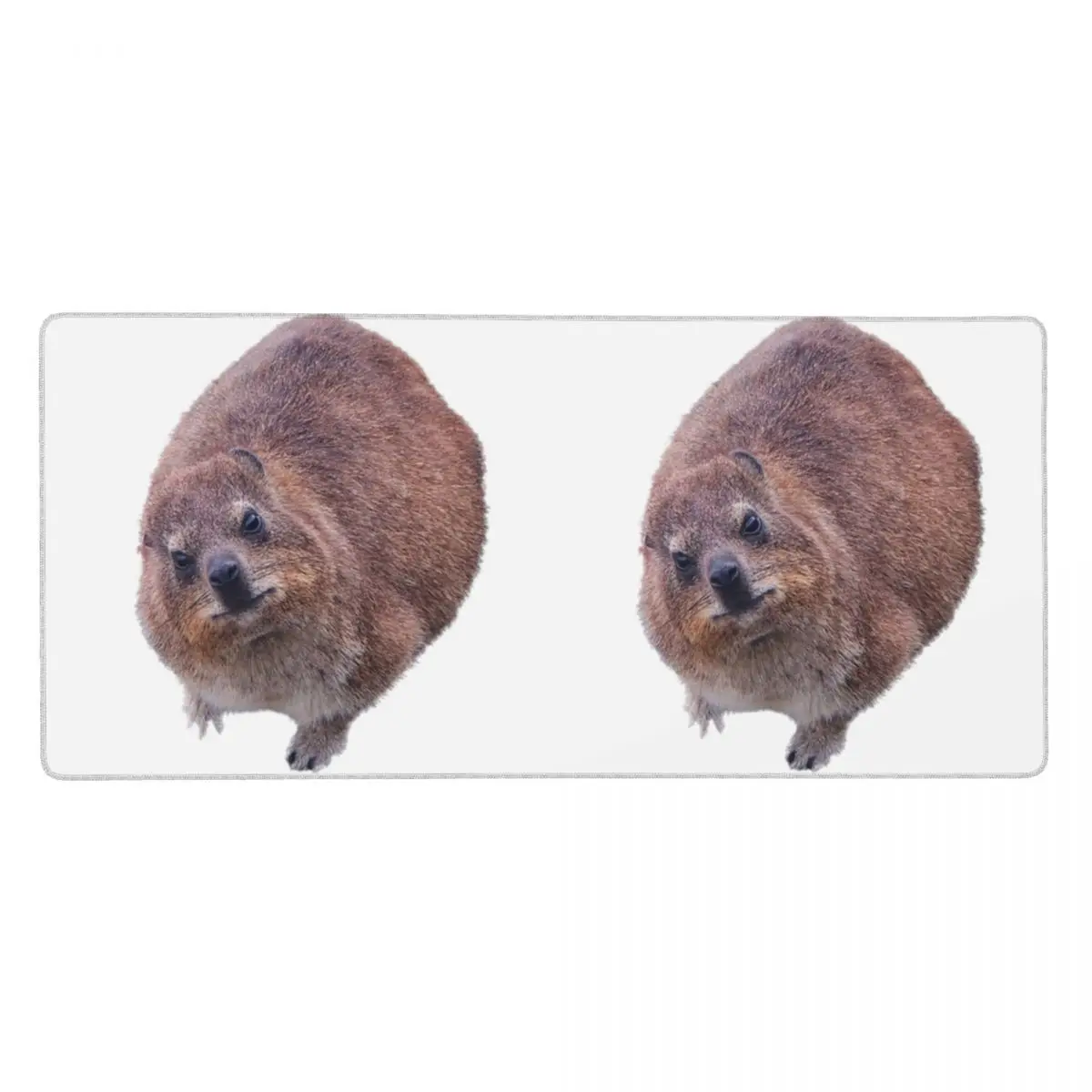 Fluffy Rock Hyrax Awawa Alas Mouse Besar Keyboard Komputer Alas Mouse Gamer PC Alas Meja Laptop Aksesori Kantor Alas Meja