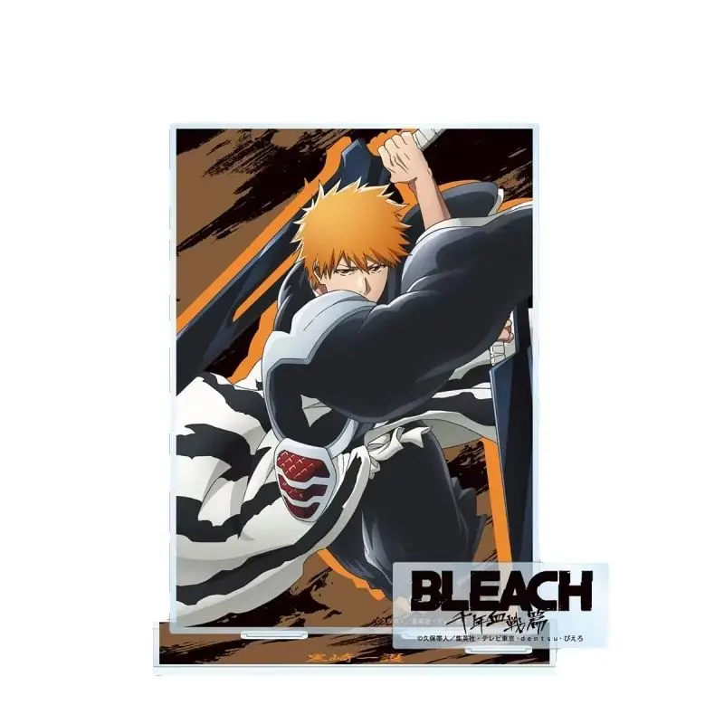 Anime BLEACH 15cm acrylic stand figure Orihime Kurosaki Ichigo standing model Holder Desktop Decor  Gift