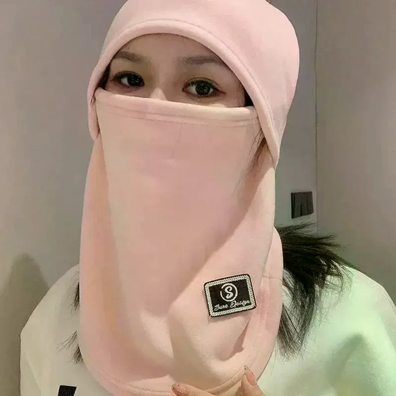 따뜻한 플리스 사이클링 마스크 모자 겨울 스키 모자 발라클라바 풀 페이스 마스크 오토바이 헬멧 라이너 캡 남녀 공용 보온 스카프 반다나
