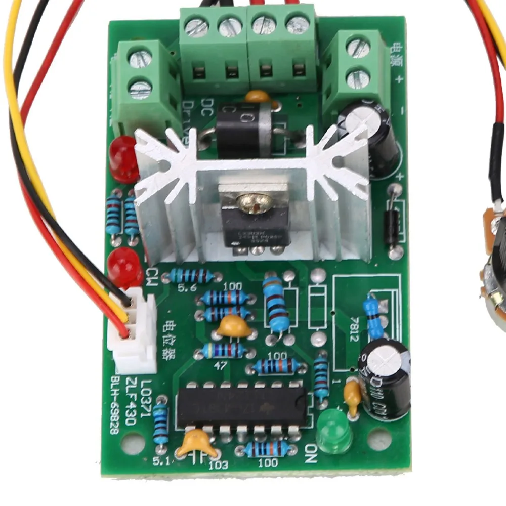 5V-30V DC Input DC Motor Speed Controller 6A 150W Forward Reverse Stop PWM Motor Controller Speed Regulation Reversing Switch