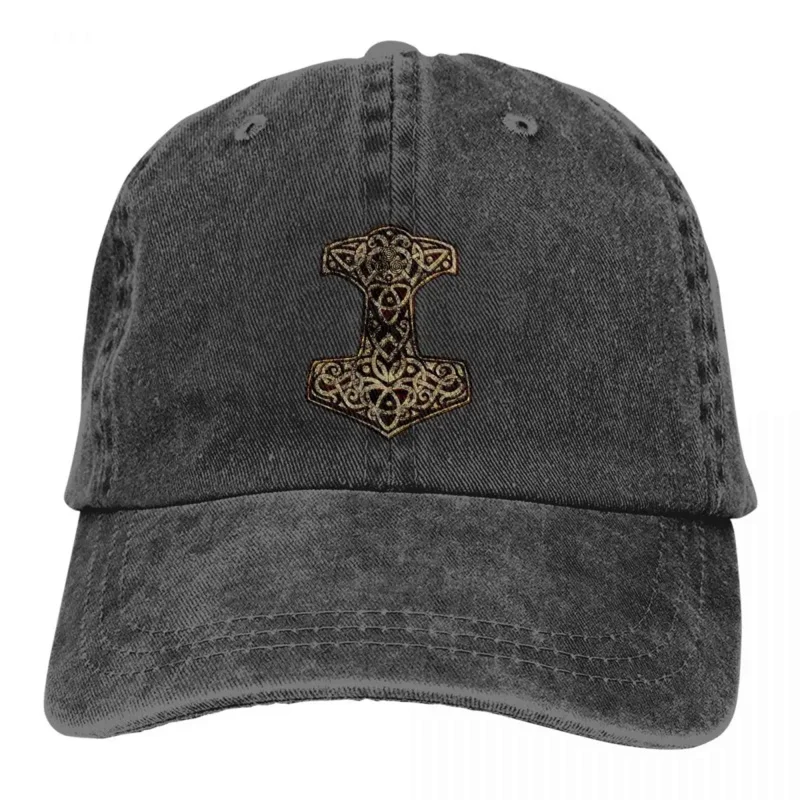 

Mjolnir Thor's Hammer Baseball Cap Men Hats Women Visor Protection Snapback Caps