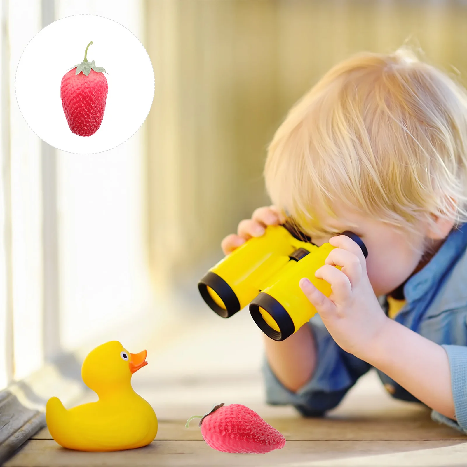 هزازات الفراولة آلة موسيقية قرع الفاكهة اللعب التعليمية المبكرة محاكاة الزخرفية #3