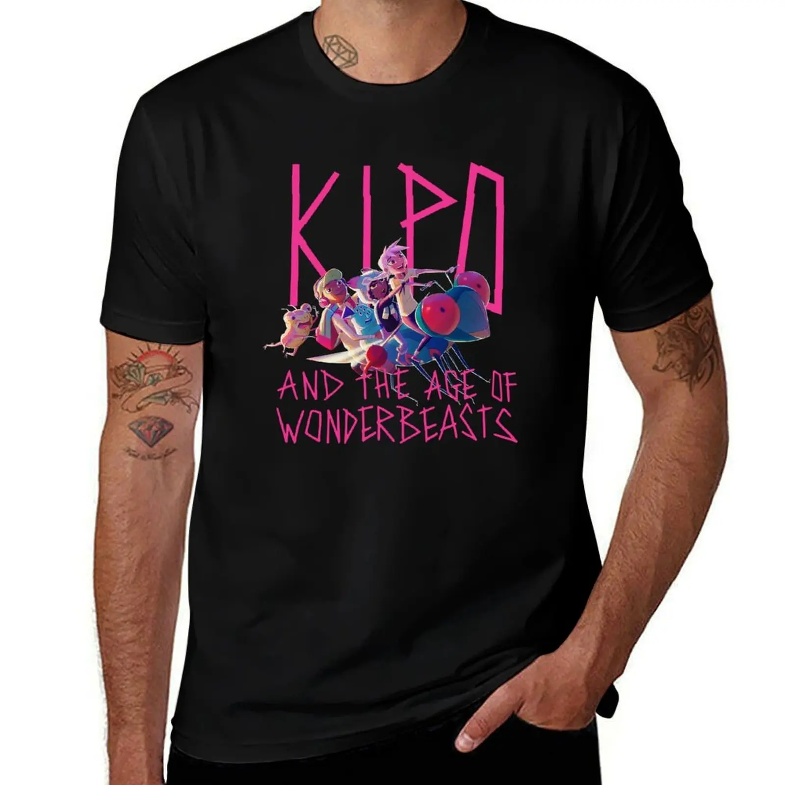Kipo And The Age Of Wonderbeasts Comfy Graphic Tees Vintage T-Shirt Tough Fabric Work Tee