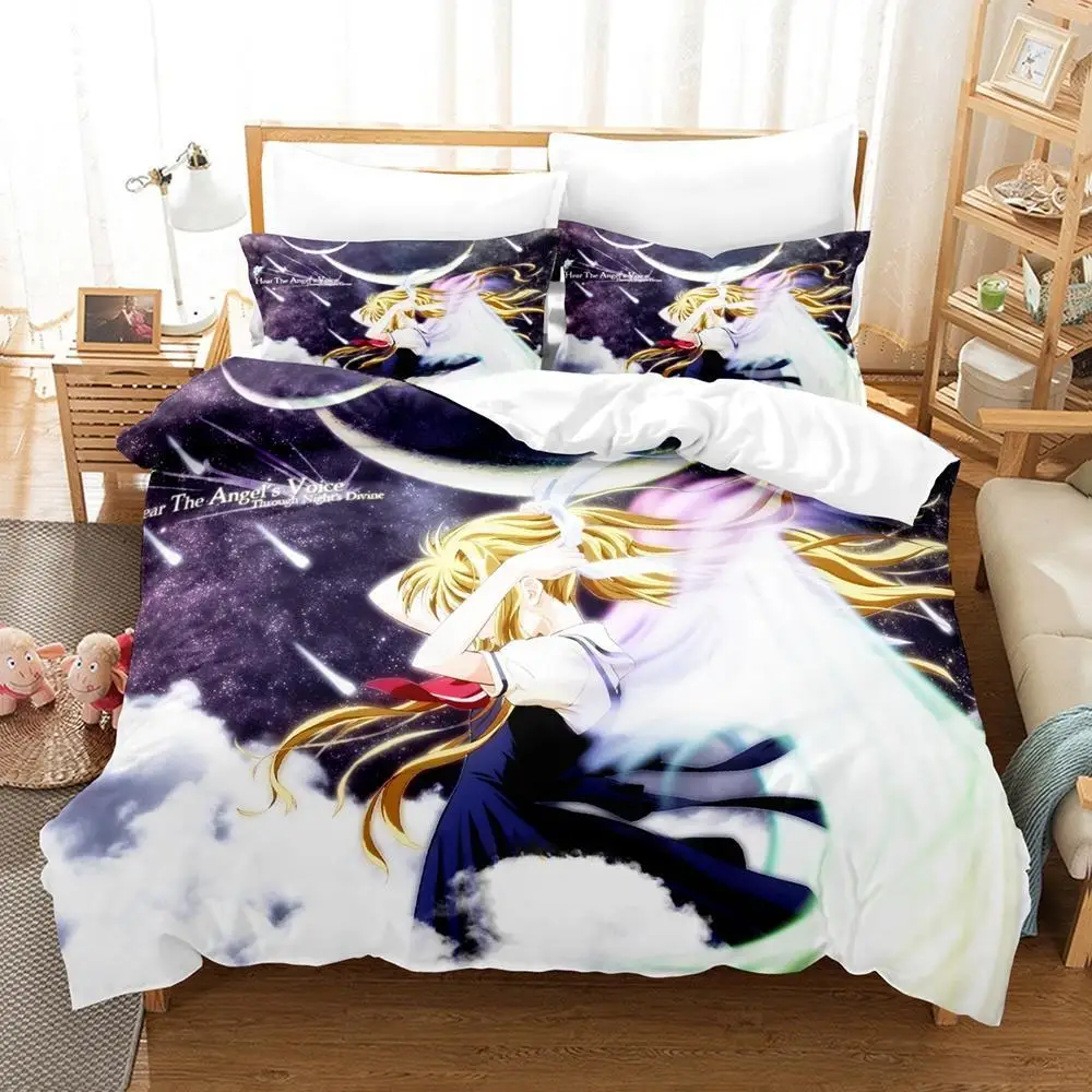 3d Print Anime Oh My Goddess Bedding Set Single Twin Full Queen King Size Bed Set Adult Kid Bedroom Duvetcover Sets Home Textile 3
