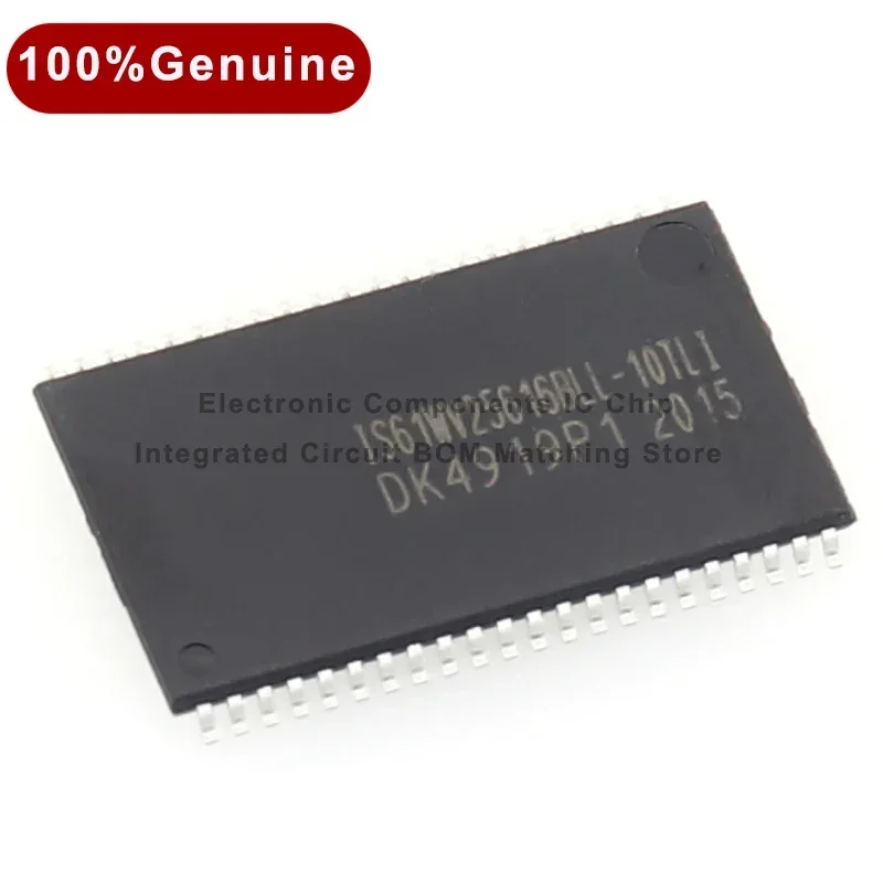 5pcs/Lot IS61WV25616BLL-10TLI TSOP-44 SRAM 4Mb,High-Speed/Low Power,Async,256K x 16,8ns/3.3v,or 10ns/2.4v-3.6V IC