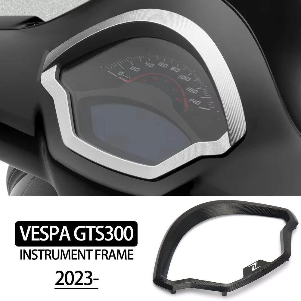 

Motorcycle For Vespa GTS300 GTS 300 gts300 2023 2024 New Accessories Speedometer Trim Ring Instrument Cover Gauge Bezel 3 Color